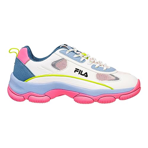 FILA Damen Strada Lucid wmn Sneaker, White-Kentucky Blue, 36 EU von FILA