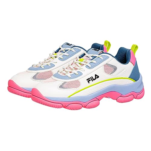 FILA Damen Strada Lucid wmn Sneaker, White-Kentucky Blue, 37 EU von FILA