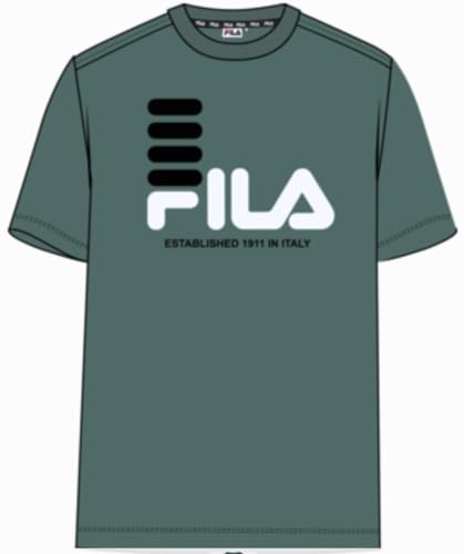 FILA Herren BIPPEN T-Shirt, Blue Spruce, XS von FILA