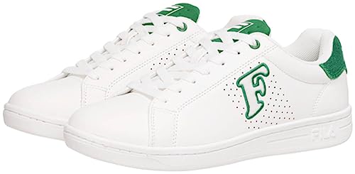 FILA Herren Crosscourt 2 NT Patch Sneaker, White-Verdant Green, 46 EU von FILA