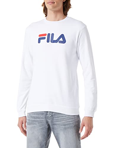 FILA Unisex BARBIAN Crew Sweatshirt, Bright White, 2XL von FILA