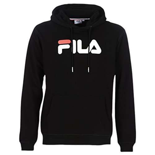 FILA Unisex BARUMINI Hoody, Black, 58 von FILA