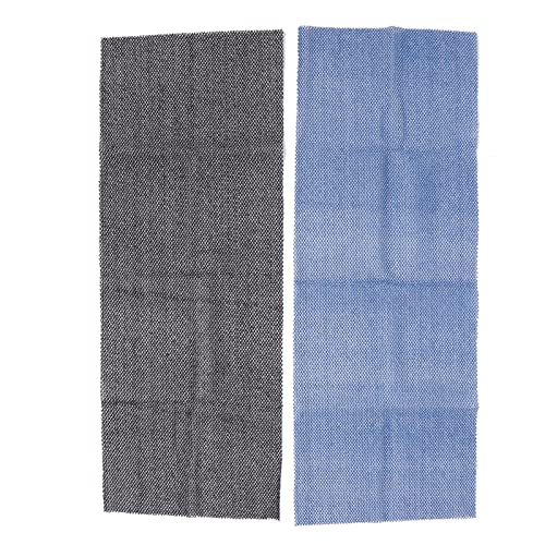 2 Packungen Afrikanisches Badenetz, Nylon Lange Badetücher Peeling Badetuch Blau Schwarz von FILFEEL