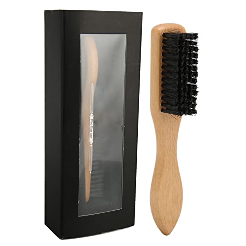 Bartpflegebürste Rasierpinsel, Professioneller Gesichtsrasierpinsel für Männer, Schnurrbart Reinigungswerkzeug (15,5 X 3 X 3 cm), Nylonborsten von FILFEEL