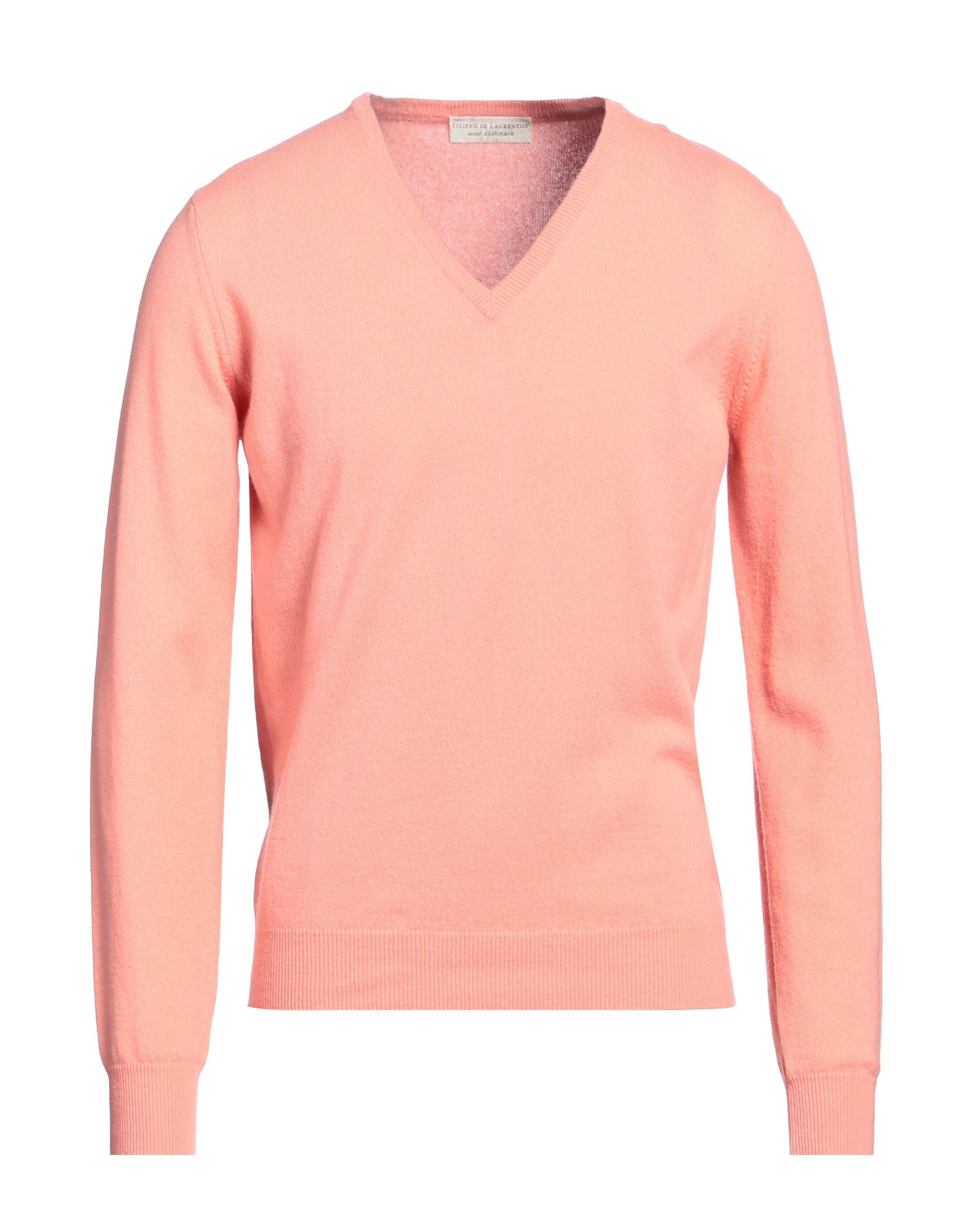 FILIPPO DE LAURENTIIS Pullover Herren Lachs von FILIPPO DE LAURENTIIS