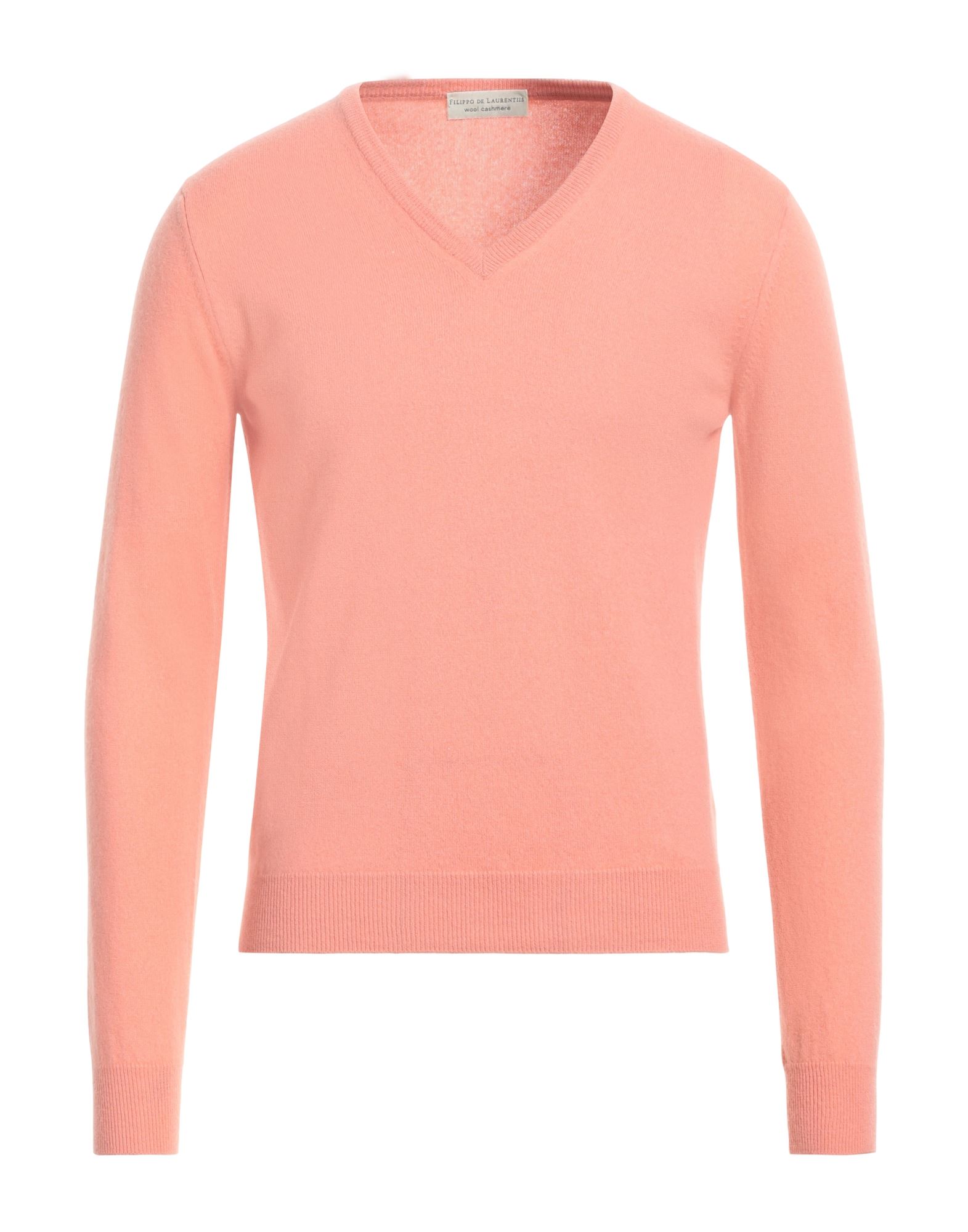 FILIPPO DE LAURENTIIS Pullover Herren Lachs von FILIPPO DE LAURENTIIS