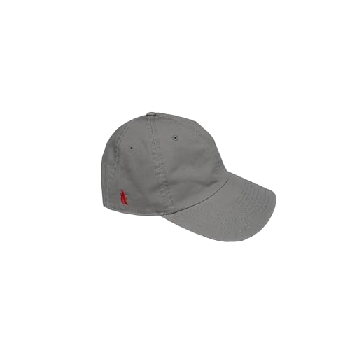 FIRELINER Cap - grau I Basecap für Herren & Damen mit Ösen, abgerundetem Schirm, Verstellbarer Lasche & aufgesticktem Logo I aus 100% Baumwolle von FIRELINER