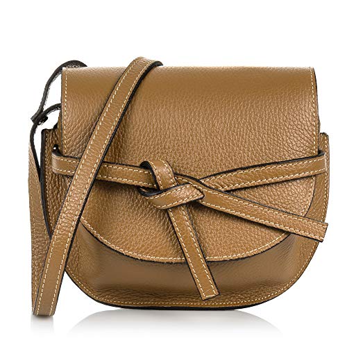 FIRENZE ARTEGIANI. Aladei Umhängetasche für Damen, Echtleder, 21 x 10 x 19 cm, Farbe: Leder, Leder, Utility von FIRENZE ARTEGIANI