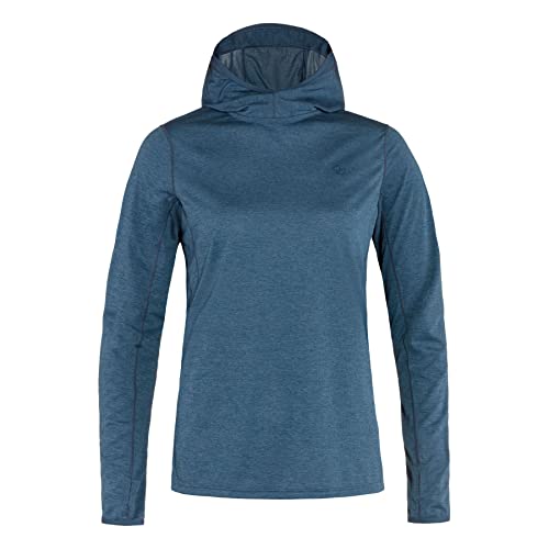 FJALLRAVEN Damen Abisko Sun-Hoodie W Sweatshirt, Indigoblau, M von Fjäll Räven