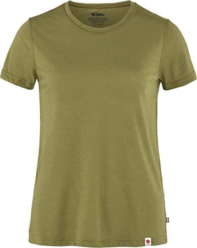 FJALLRAVEN Damen High Coast Lite W T-Shirt, grün (Moss Green), L von Fjäll Räven