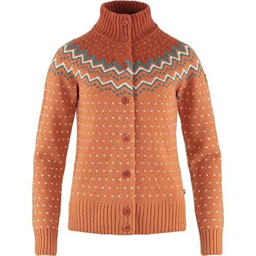 FJALLRAVEN Damen Övik Strickjacke W Jersey, Desert Brown, L von Fjäll Räven