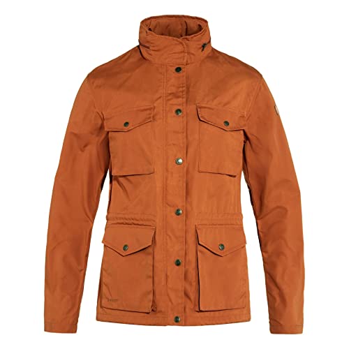 FJALLRAVEN Damen Räven Jacket W Mantel, Terracotta Brown, XL von Fjäll Räven