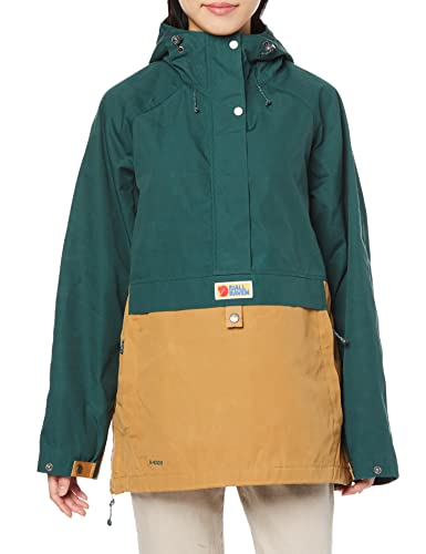 FJALLRAVEN Damen Vardag W Anorak, Arctic Green-Buckwheat Brown, M von Fjäll Räven