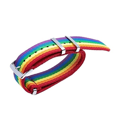 FKIMKF 20 mm schweißfestes, weiches Uhrenarmband aus Segeltuch 007, Nylon, Uhrenzubehör, passend für Omega-Armband für Speedmaster 300 AT150 Aqua Terra Gürtel, 21 mm, Achat von FKIMKF