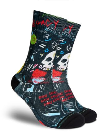 FLINCK Dark Pain Cave - Lustige Bunte Lange Sportsocken für Männer und Frauen für CrossFit Radfahren Straße Wandern Laufen Fitnessstudio 36-38 von FLINCK