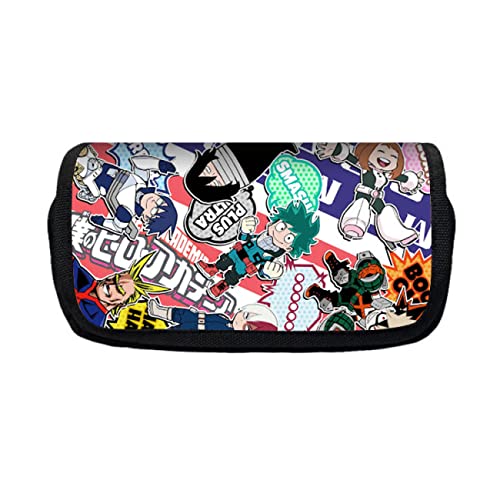 FLOATING My He-ro Academ-ia Pen Case, Boys Cartoon Pencil Case, Double Layers Pencil Case for Kids-1 Piece||Multicolor 39 von FLOATING