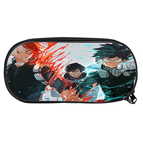 FLOATING My He-ro Academ-ia Pencil Cases, Large Capacity Anime Pencil Case, Pen Box Pen Pouch for Student Teen-21 * 5 * 10cm||Multicolor 7 von FLOATING