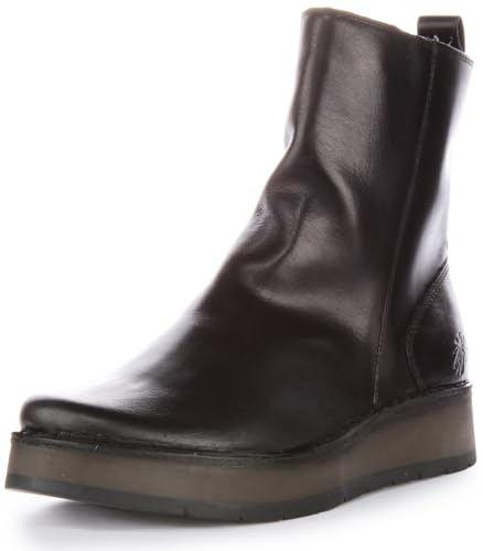 FLY London Damen Reno053fly Stiefelette, Schwarz, 37 EU von FLY London