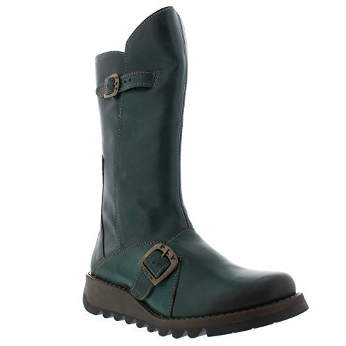 FLY London Damen Mes 2 Chukka Boots, Grün Petrol 017, 42 EU von FLY London