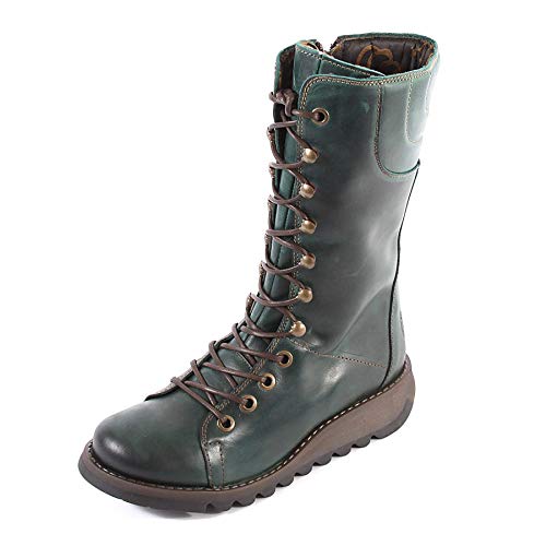 FLY London Damen Ster768fly Stiefel, Grün Petrol, 40 EU von FLY London