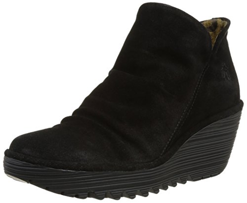 FLY London Damen Yip Kurzschaft Stiefel, Schwarz (Black 000), 38 EU von FLY London