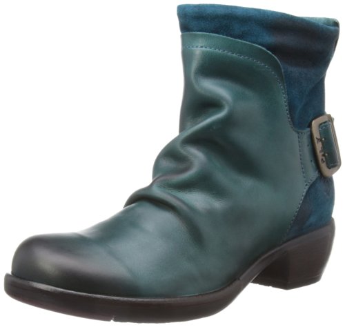 FLY London Mel P141633, Damen Biker Boots, Blau (Petrol 007), 36 EU (3 UK) von FLY London