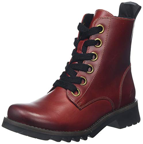 Fly London Damen Ragi539fly Kurzschaft Stiefel, Rot (Red 006), 40 EU von FLY London