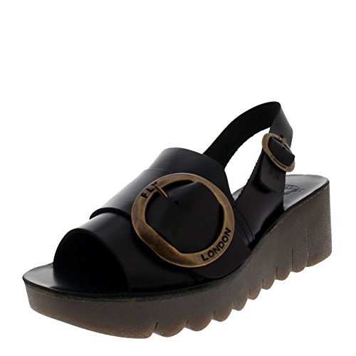 Fly London Damen Yidi190fly Sandalen, Schwarz (Black), 40 EU von FLY London