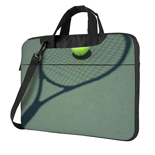 Laptop-Umhängetasche mit Paillettenmuster – Kuriertasche, Aktentasche, Computertasche, Tasche für Damen und Herren, Tennisschläger, 15.6 inch von FLYIFE