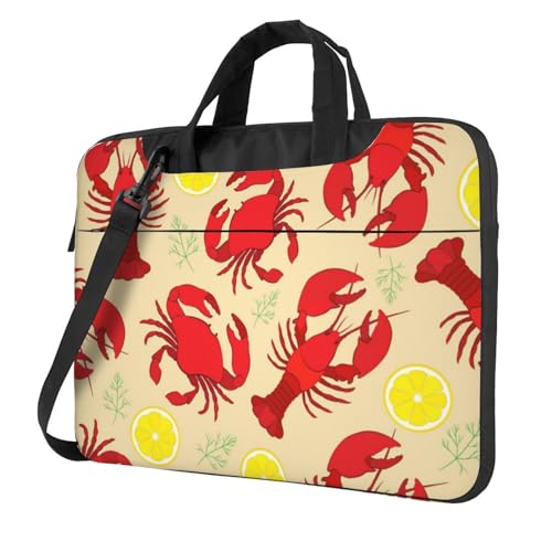 Modische Laptop-Umhängetasche mit Herzen, bedruckt, Kuriertasche, Aktentasche, Computertasche, für Damen und Herren, Karabiner und Krabbe, 15.6 inch von FLYIFE