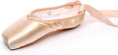 FM2018XSL Ballet Spitzenschuhe für Damen und Mädchen,Schnürung zum Schutz von Satin Tanzschuhen Erwachsene Ballettschuhe Kinder Ballettschläppchen(rosa,38) von FM2018XSL