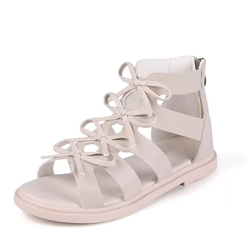 FM2018XSL Sandalen für Mädchen weiches Leder Römerschuhe Kinder Sandalen Prinzessin Schuhe Sommer Baby Sandalen von FM2018XSL