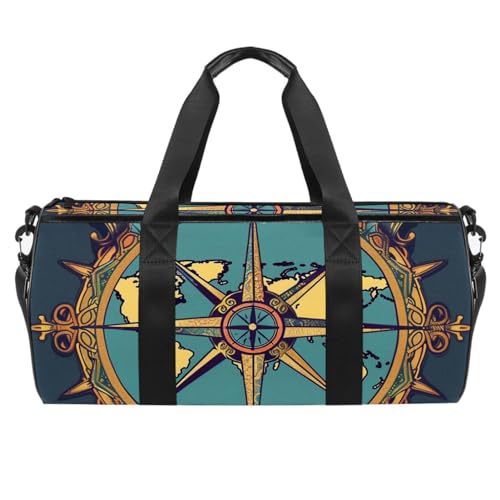 Turnbeutel, Sporttasche, Damen, Turnbeutel, Fitness, Workout, Tanztasche, Mandala, Ethno, Tribal, Bohemian, Rosa, Muster 3458, 45x23x23cm(17.7x9x9in) von FNETJXF