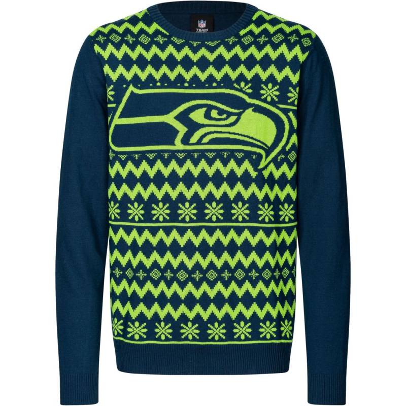 NFL Winter Sweater XMAS Strick Pullover Seattle Seahawks von FOCO