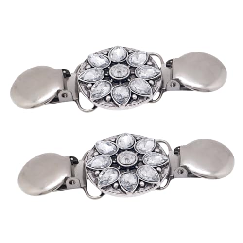 FOMIYES 1 Satz Pullover-clip Teelichthalter Kragen Emaille-anstecknadel Für Frauen Elegant Barrettes Strickjacke Clip Abstecknadeln Frau Brustnadel Brosche Clip Legierung Silver 2 Stück FOMIYES 1 Satz Pullover-clip Teelichthalter Kragen Emaille-anstecknadel Für Frauen Elegant Barrettes Strickjacke Clip Abstecknadeln Frau Brustnadel Brosche Clip Legierung Silver 2 Stück von FOMIYES