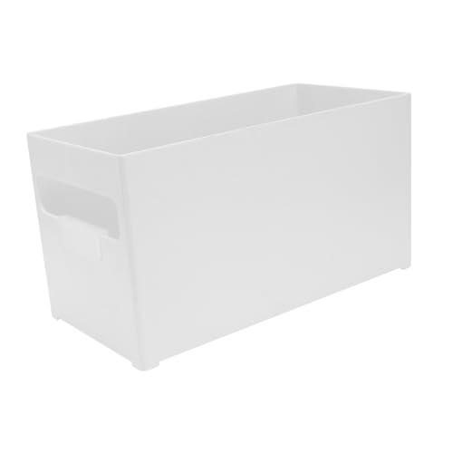 FOMIYES 1 Stück Karton Aufbewahrungsbox Für Die Küche To-go-behälter Aus Kunststoff Speisekammer-organizer Aufbewahrungskörbe Für Speisekammern Plastik Kosmetik Weiß Zubehörregal von FOMIYES
