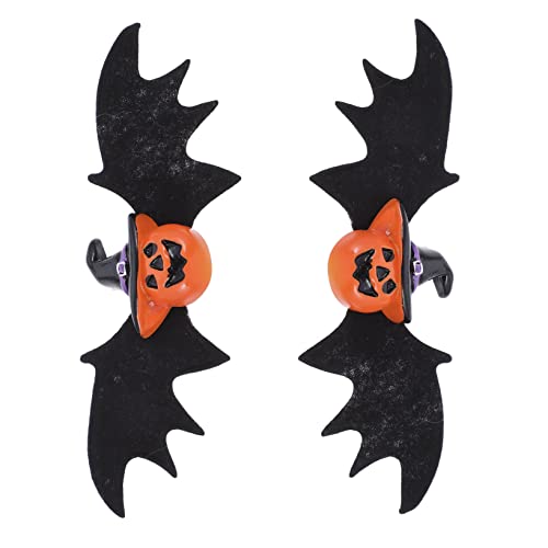 FOMIYES 2st Halloween-haarspangen Haarschmuck Für Damen Halloween-blumen-haarspangen Teufel-kürbis-haarnadel Halloween-horror-dekor Haarspange Für Damen Cosplay Legierung Fräulein Zubehör von FOMIYES