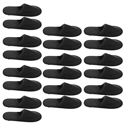 FOMIYES 10 Paar Unisex-Strandsandalen Hotel-Gäste-Hausschuhe Für Schuhlose Hausschuhe Flache Baumwoll-Spa-Hausschuhe Hausschuhe Für Herren Geschlossene Schuhe Leichte Braut Plüsch von FOMIYES