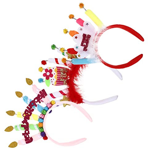 FOMIYES 3St Geburtstag Stirnband geburtstagsdeko kindergeburtstag deko Stirnband mit Kerzenständer geburtstag kopf Kopfschmuck für Partygirls Haardekoration Stoff FOMIYES 3St Geburtstag Stirnband geburtstagsdeko kindergeburtstag deko Stirnband mit Kerzenständer geburtstag kopf Kopfschmuck für Partygirls Haardekoration Stoff von FOMIYES