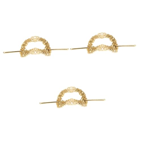 FOMIYES 3St dreieckige Clips für Haare Haarspangen für Frauen Retro-Kopfschmuck Haar Klammern Haarspangen für Männer Tiara elegante Kopfbedeckung frauen kopfschmuck Metall Haarnadel von FOMIYES