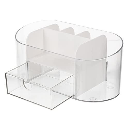 FOMIYES 4 Stück Aufbewahrungskiste Klarer Kosmetikkoffer Kosmetikhalter aufbewahrungsdose storage boxes aufbewahrungstasche Make-up Pinsel Make-up-Organizer Kosmetik-Organizer abnehmbar von FOMIYES