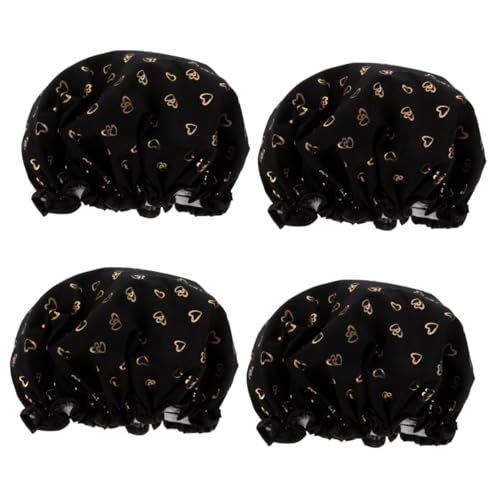 FOMIYES 4 Stück Doppellagige Duschhaube verstellbare Kochmütze Duschhaube für Damen Frauen duschen badezimmer haarmaske küche Shampoo dehnbare Duschhaube Hauben für schwarze Frauen Stoff FOMIYES 4 Stück Doppellagige Duschhaube verstellbare Kochmütze Duschhaube für Damen Frauen duschen badezimmer haarmaske küche Shampoo dehnbare Duschhaube Hauben für schwarze Frauen Stoff von FOMIYES