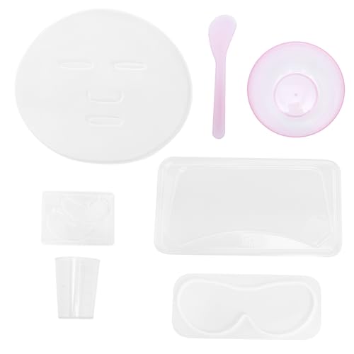 FOMIYES 5 Sätze Gesichtsform-Set geschenke für freundinen neckshape Silikonharz Maske Maskierer bettwäsche Silikonform Formen für Maske Schalen für Pflege Tablett Werkzeug von FOMIYES