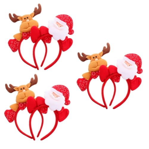 FOMIYES 6 Stk Weihnachtsstirnband christmas haarreif christmas headband Haarreifen für Kinder Weihnachten Rentier Cosplay haarschmuck Weihnachtskopfbedeckung Weihnachtskopfschmuck Zubehör von FOMIYES