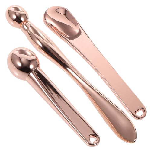 FOMIYES Augencreme-löffel 3-teiliges Set Zinklegierung Make-up-tool Für Gesicht Und Augen Reduziert Schwellungen Perfekt Für Schönheitssalons FOMIYES Augencreme-löffel 3-teiliges Set Zinklegierung Make-up-tool Für Gesicht Und Augen Reduziert Schwellungen Perfekt Für Schönheitssalons von FOMIYES