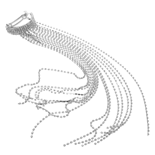 FOMIYES Haarschmuck Goldene Kopfkette Kronleuchter Perle Aus Kristall Hängende Perlen Piratenkostüm Für Damen Trachtenstirnbänder Für Damen Kopf Kette Perlenstirnband Strasssteine Silber FOMIYES Haarschmuck Goldene Kopfkette Kronleuchter Perle Aus Kristall Hängende Perlen Piratenkostüm Für Damen Trachtenstirnbänder Für Damen Kopf Kette Perlenstirnband Strasssteine Silber von FOMIYES