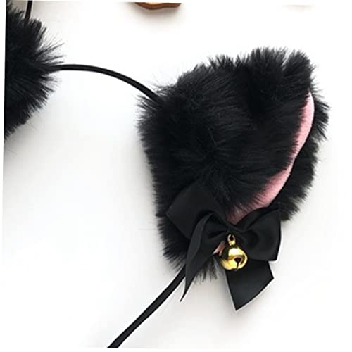 FOMIYES Stirnband Pelziger Ohr-haarreif Tier Katzenohren Haarreifen Fuchsohr Haarband Fuchs Cosplay Haarreifen Flauschige Fuchsohr Haarreifen Make-up-haarband Abschlussball Plüsch Zubehör von FOMIYES