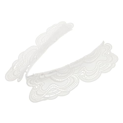 FOMIYES Wasserlöslicher Kragen Abnehmbar Bleibt Chiffon Falscher Kragen Überdimensioniert Falschen Kragen Kleiden Spitze Fälschung Bluse Mit Falschem Kragen Hemd Mit Kragen Polyester Weiß FOMIYES Wasserlöslicher Kragen Abnehmbar Bleibt Chiffon Falscher Kragen Überdimensioniert Falschen Kragen Kleiden Spitze Fälschung Bluse Mit Falschem Kragen Hemd Mit Kragen Polyester Weiß von FOMIYES