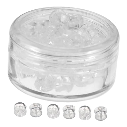 FONDOTIN 30stücke Silikon Ohrstecker Rückseiten Weiche Und Transparente Ohrstopper Für Sicheres Tragen Von Ohrringen Ersatz-ohrstöpsel Für Schmuck Und Bastelbedarf FONDOTIN 30stücke Silikon Ohrstecker Rückseiten Weiche Und Transparente Ohrstopper Für Sicheres Tragen Von Ohrringen Ersatz-ohrstöpsel Für Schmuck Und Bastelbedarf von FONDOTIN