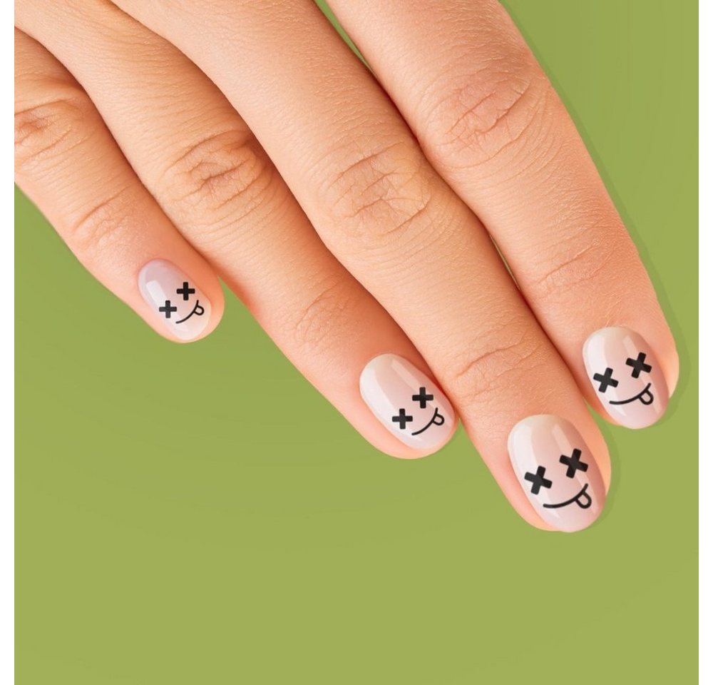 FOREVER NEVER Schmuck-Tattoo Mini Smiley Nageltattoos von FOREVER NEVER